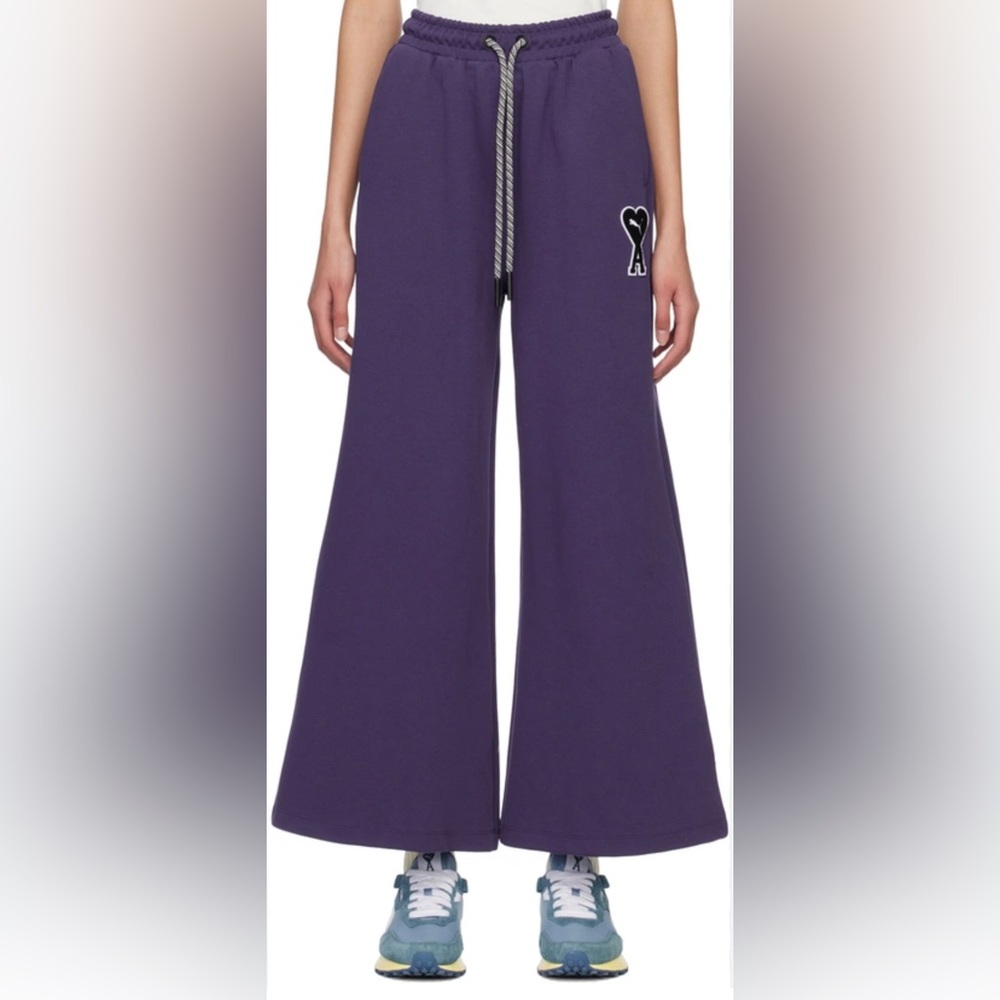 Puma X Ami Dark Purple Pants Size XXSmall